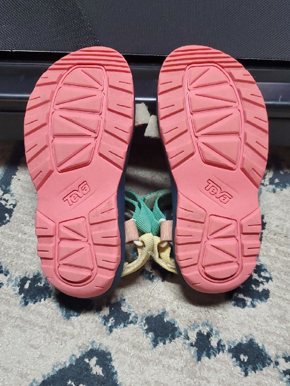 Teva Multicolor Adjustable Webbing Sandals - Hurricane Toddler Size 10 - Picture 7 of 7